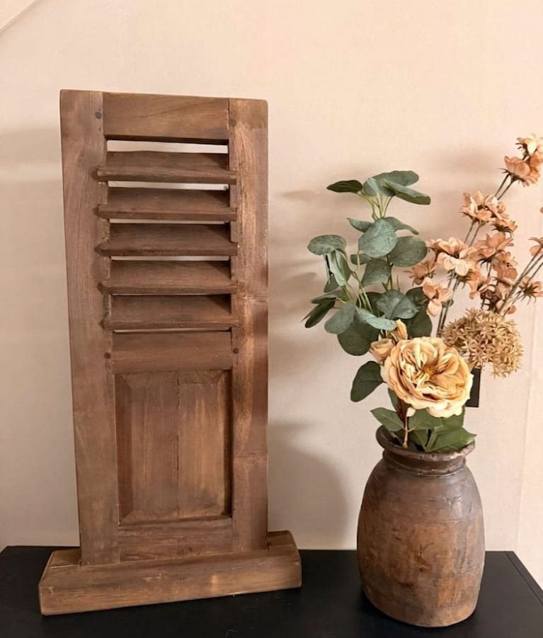 Mooie houten luik op poten, Ophalen, Hout, Brocante, Nieuw