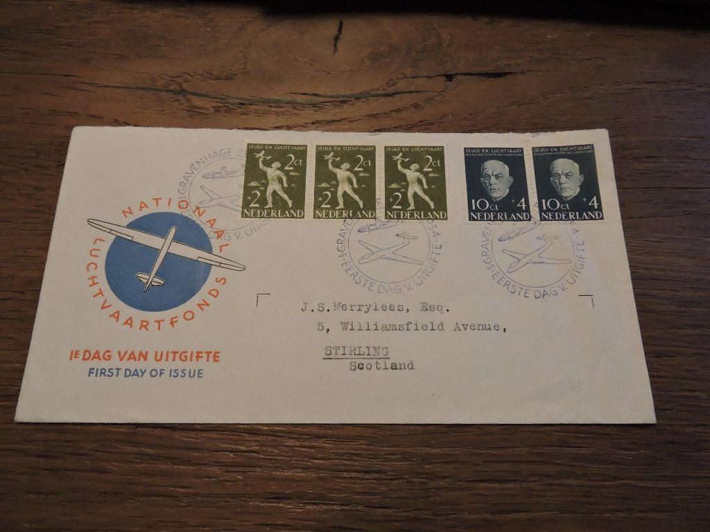 fdc nederland  E  18, Ophalen of Verzenden, Beschreven, Nederland