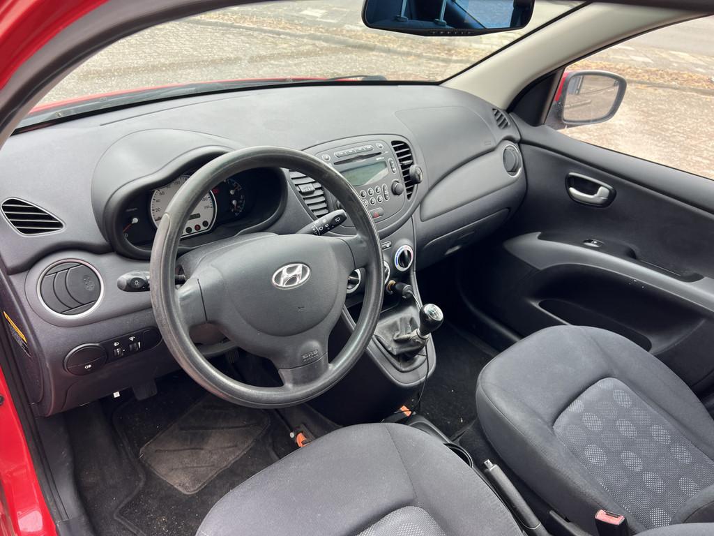 Hyundai i10 1.1 Dynamic Open Dak/Camera (bj 2008), Stof, Gebruikt, 4 cilinders, 400 kg
