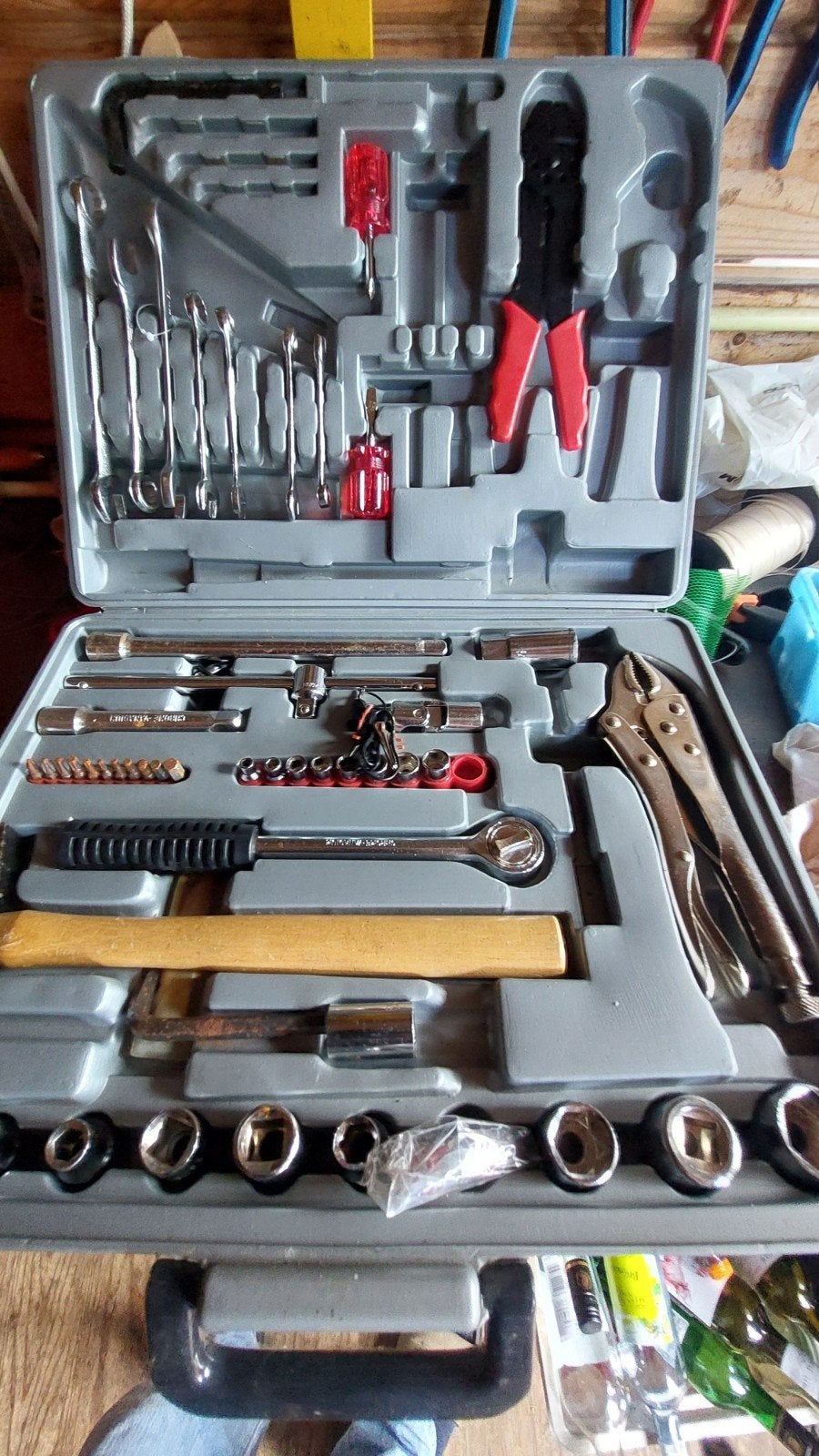 gereedschap koffer, Ophalen