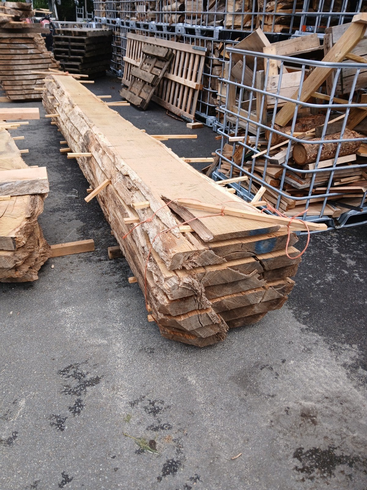 Eiken schaaldelen, Ophalen, Eiken, Plank, 50 mm of meer