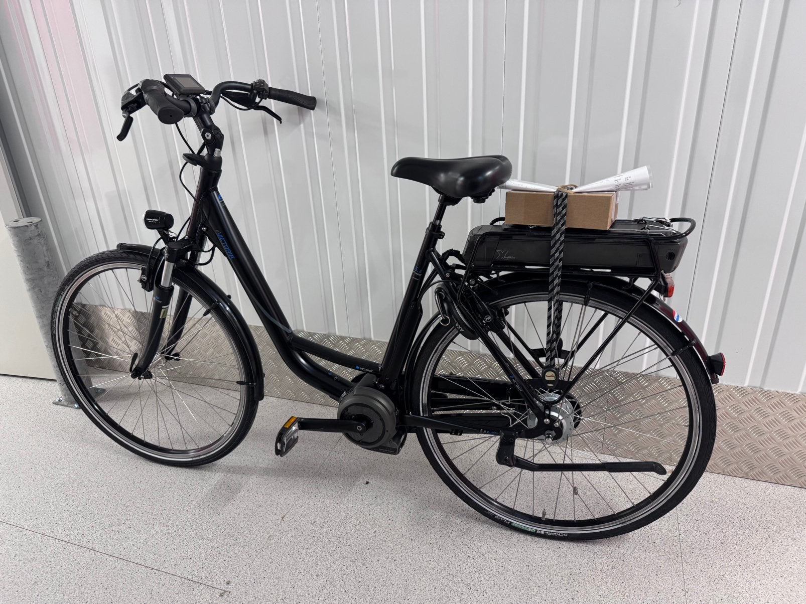 Victoria Tranz X elektrische fiets, Zo goed als nieuw, 50 km per accu of meer, 55 tot 59 cm, Ophalen