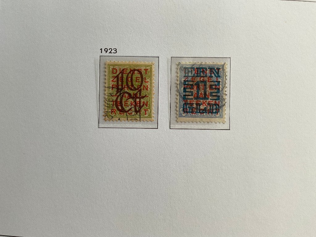 nederland NVPH 132 t/m 133 gestempeld, Postzegels en Munten, Ophalen of Verzenden, Gestempeld