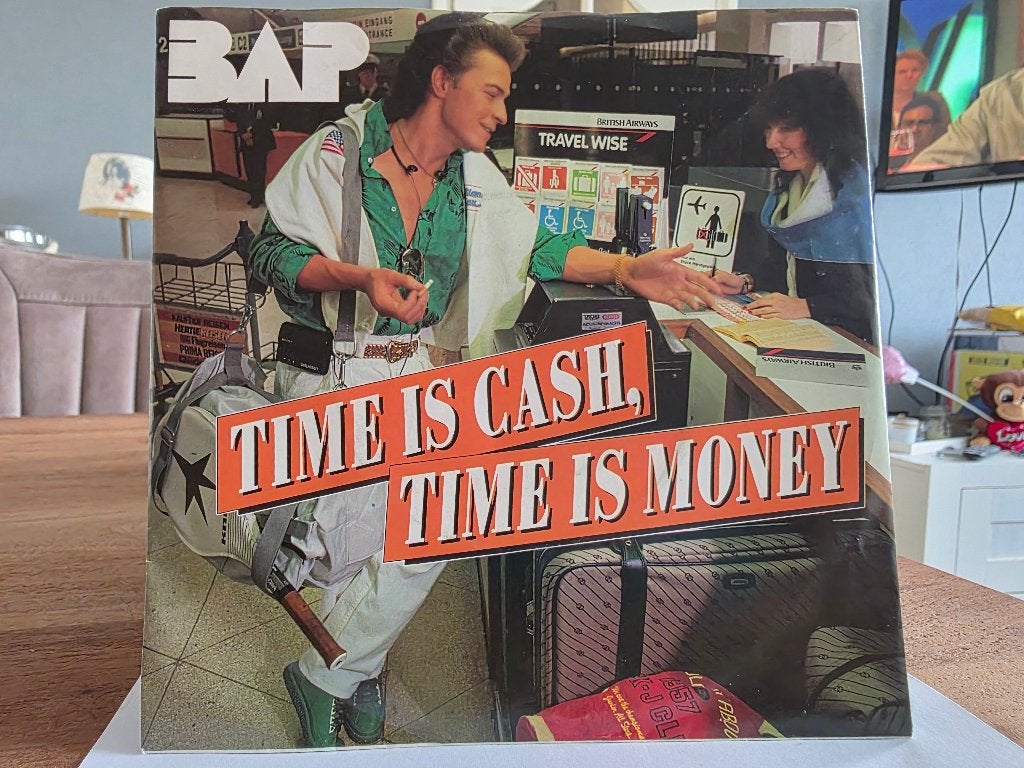 7" Single BAP - Time Is Cash, Time Is Money / Vun Mir Uss Ki, Gebruikt, 7 inch, Ophalen of Verzenden, Pop