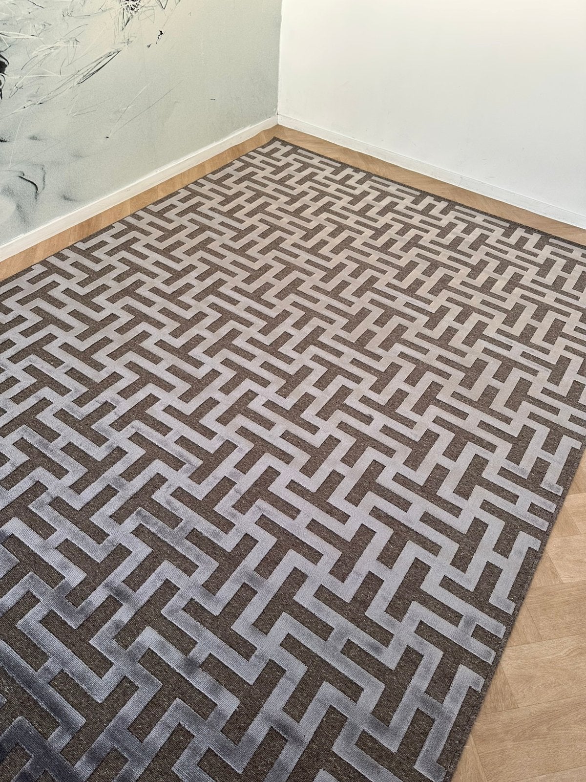 Brinker Chiara steel 200/290 vloerkleed, Ophalen, 200 cm of meer, Rechthoekig, Nieuw