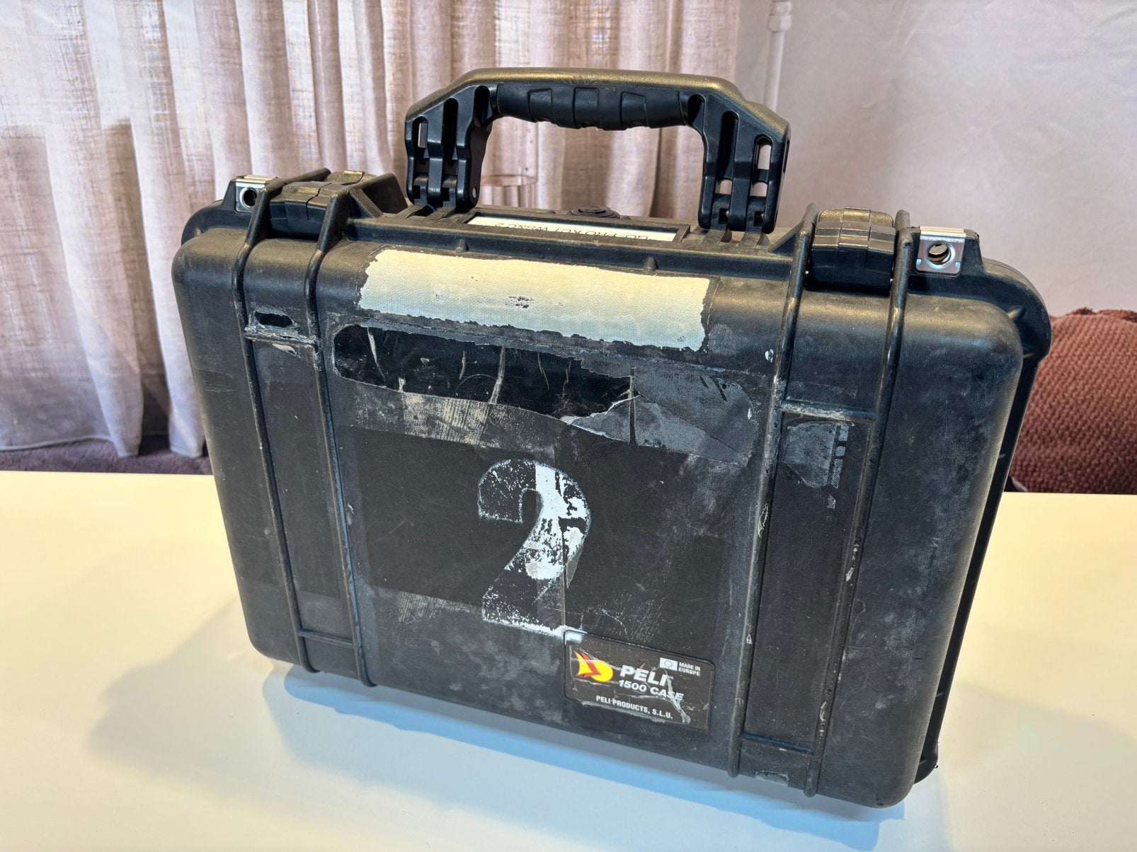 Peli 1500 beschermkoffer ex-Defensie Afghanistan, Gebruikt, Koffer, Ophalen of Verzenden, Peli