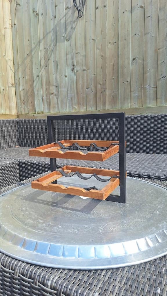 Bodhi Wijnrek 35x35 - Stijlvol en Compact, Ophalen of Verzenden, Zo goed als nieuw, Minder dan 5 flessen, Minder dan 50 cm