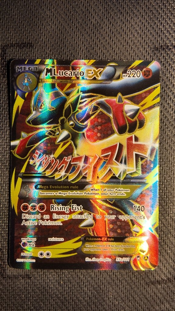 M Lucario-EX 55a Furious Fists | Pokemon kaart, Ophalen, Zo goed als nieuw, Losse kaart, Foil