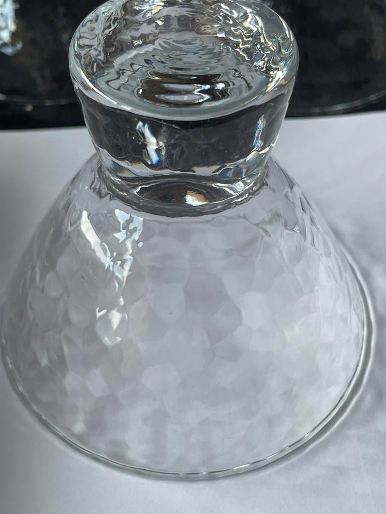 9 mooie coctail/ desert glazen model Helsinki (Durobor) €15, Ophalen, Zo goed als nieuw, Overige typen