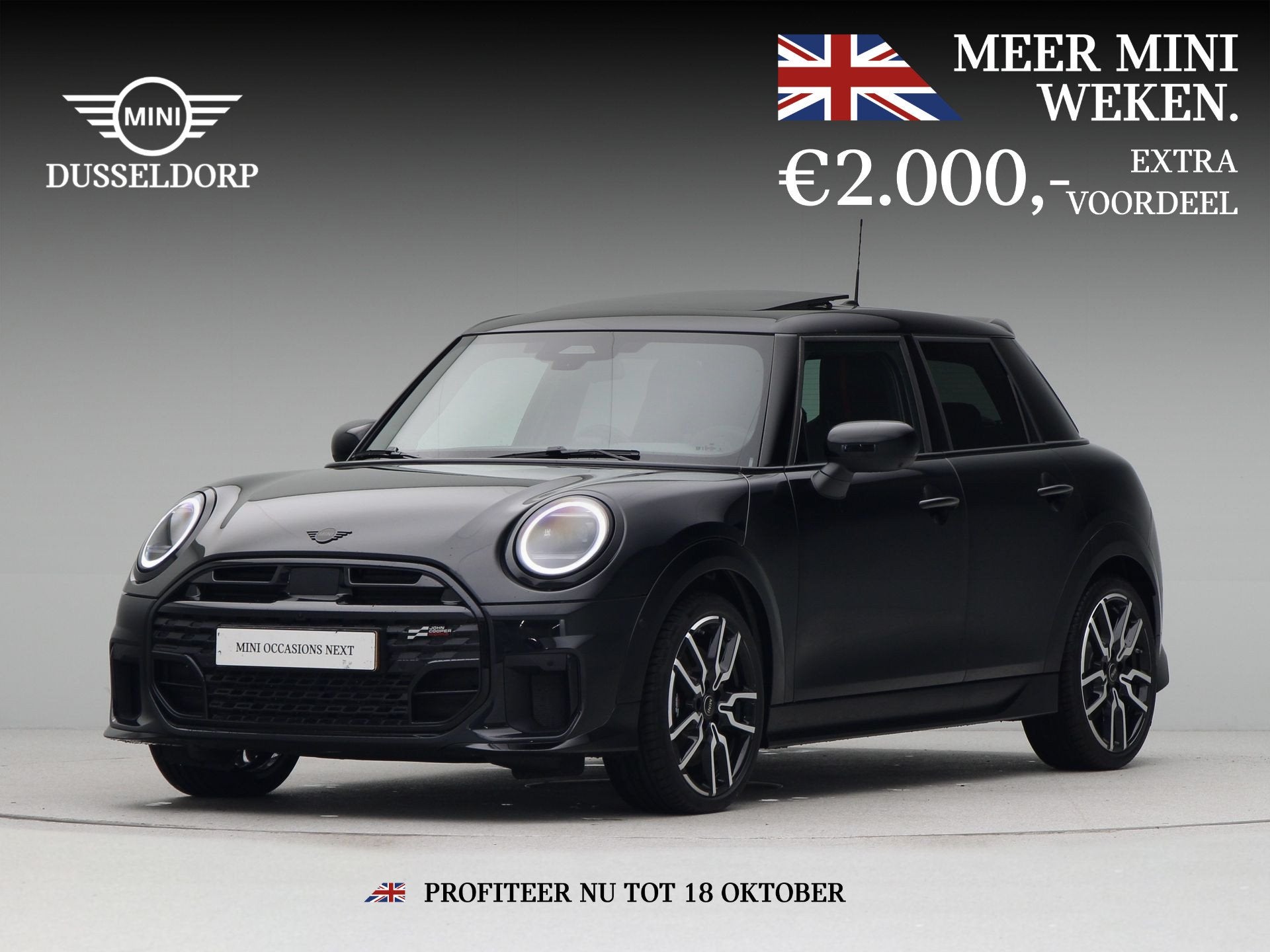 MINI 5-deurs Cooper S John Cooper Works Pakket XL (bj 2026), 4 cilinders, Met garantie (alle), Zwart, Bedrijf