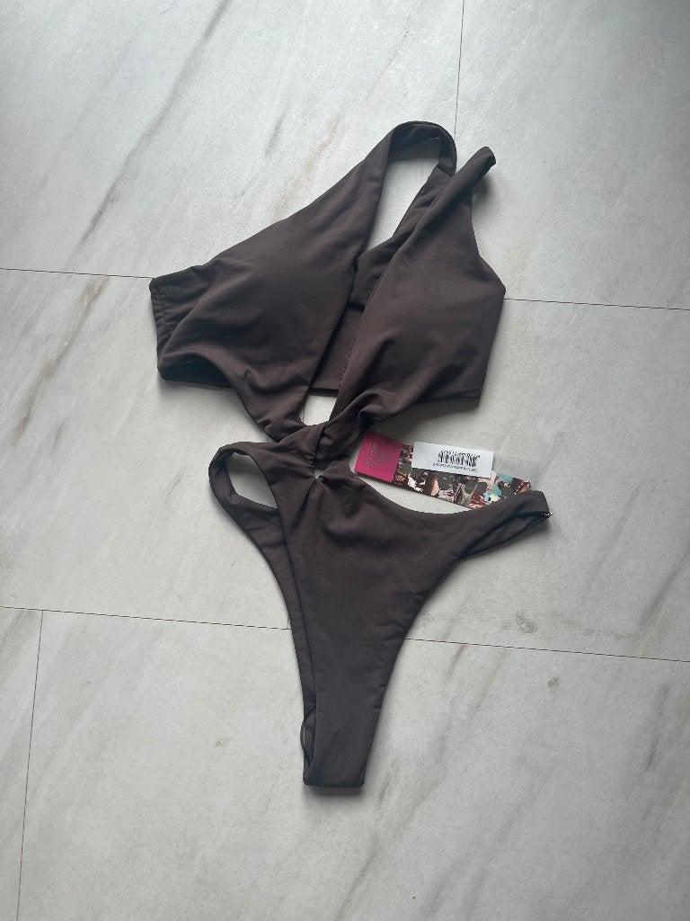 Badpak/monokini maat m, Ophalen of Verzenden, Nieuw, Bruin, Badpak