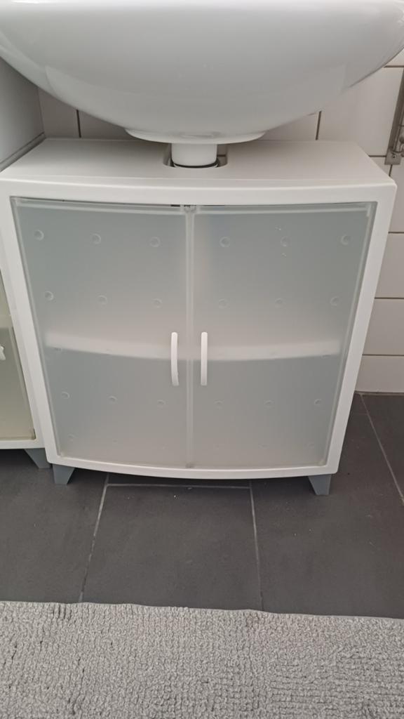 Allibert wastafel onderkast kunstof, Ophalen, Gebruikt, 50 tot 100 cm, Minder dan 100 cm