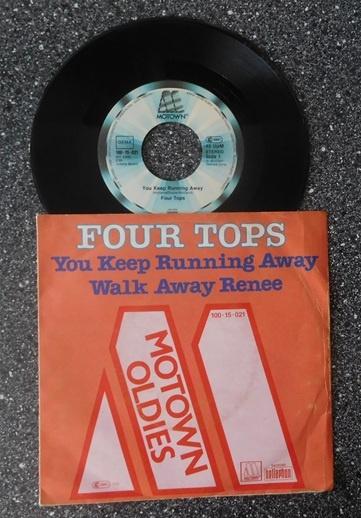 Four Tops - you keep runnig away & walk away (vanaf € 3,50), 7 inch, Single, Ophalen of Verzenden, Zo goed als nieuw