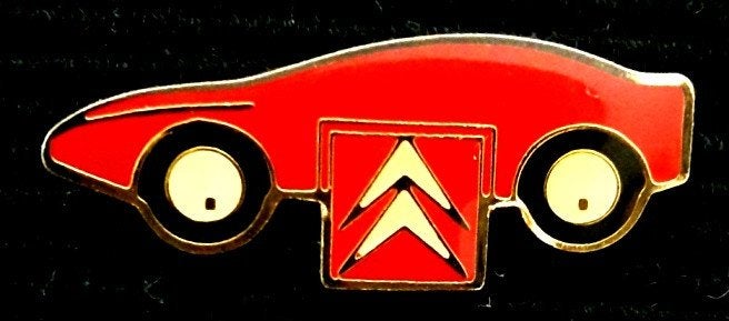 Citroën type Xantia pin rood met logo, Verzenden, Nieuw, Transport, Speldje of Pin