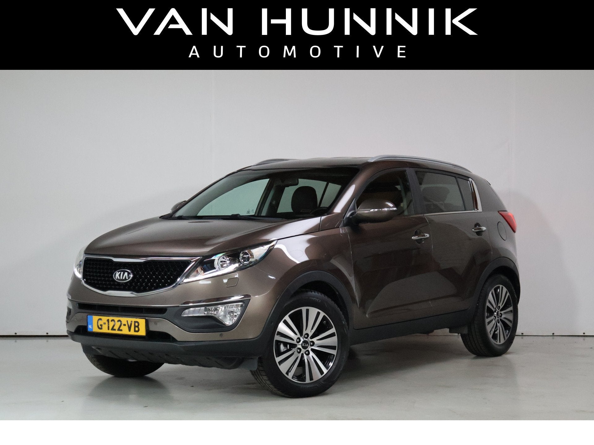 Kia Sportage 2.0 ExecutiveLine | Cruise | Trekhaak | Camera, Auto's, Zwart, 4 cilinders, Bruin, Leder