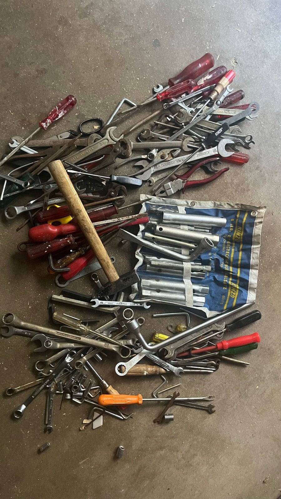 Grote partij divers handgereedschap, Doe-het-zelf en Verbouw, Ophalen of Verzenden, Gebruikt, Gereedschapsset