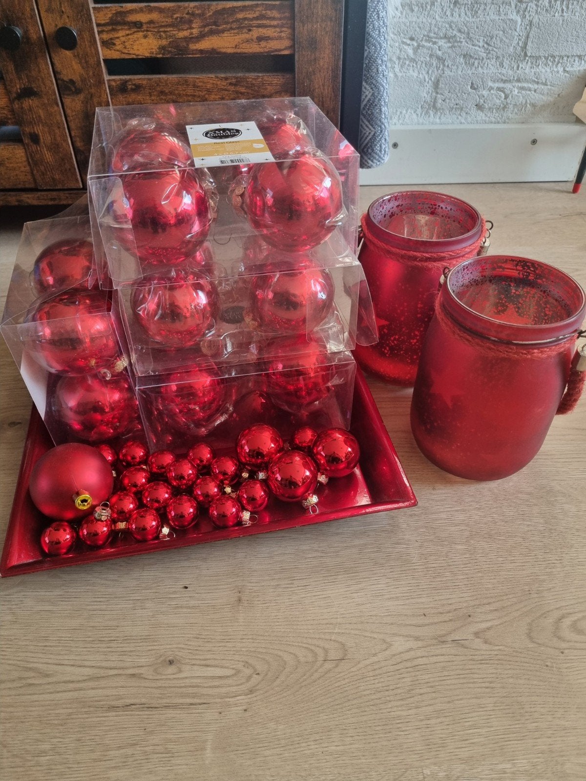 kerstdecoratie, Ophalen