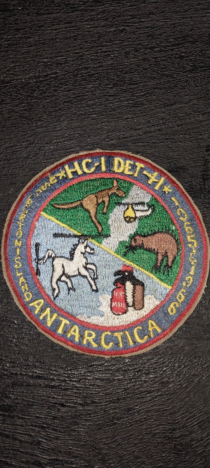 USN USS Burton Island HC-1 Det-41 Antarctica Patch, Ophalen of Verzenden, Marine, Amerika, Embleem of Badge