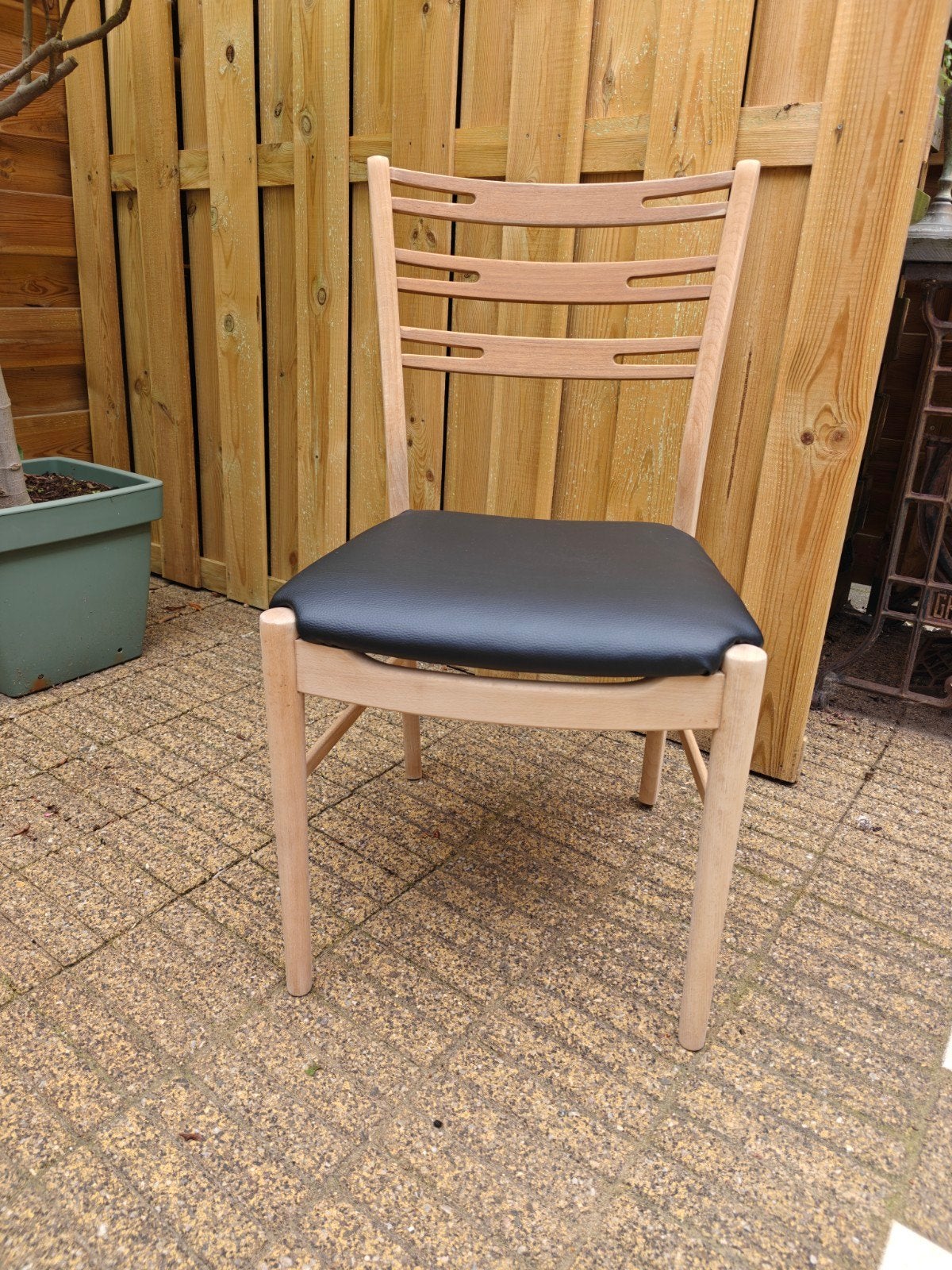 Set van 2 Farstrup eetkamerstoelen - Deens design, Huis en Inrichting, Stoelen, Ophalen, Gebruikt, Twee, Retro vintage Deens
