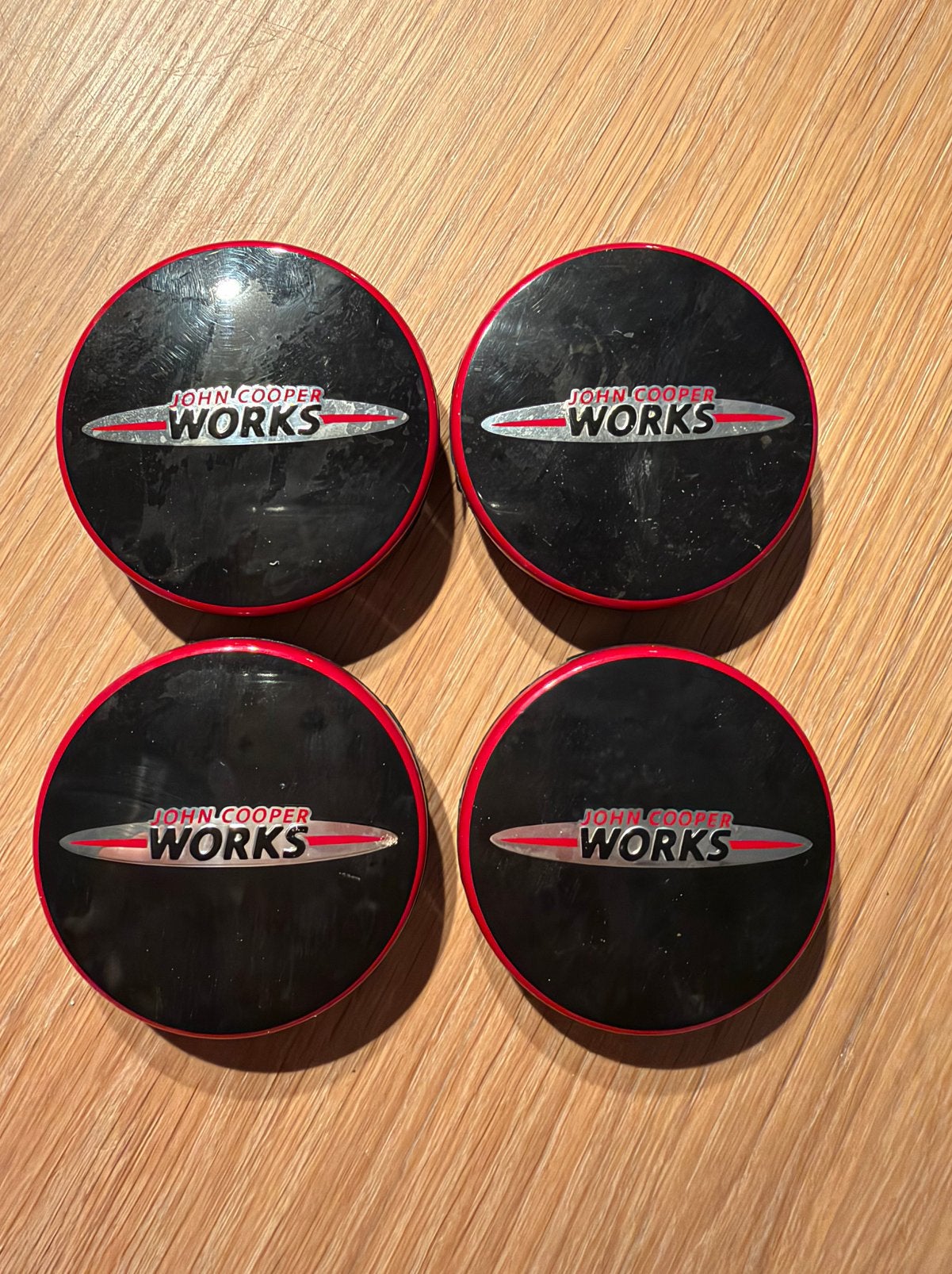 4 x naafdop MINI JCW FX serie, Auto diversen, Ophalen of Verzenden, Zo goed als nieuw