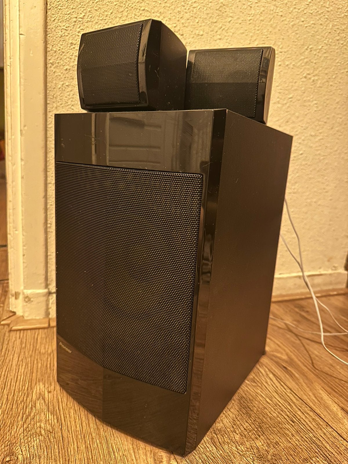 Pioneer subwoofer + 2 speakers. mooie krachtige bas, Audio, Tv en Foto, Ophalen, Zo goed als nieuw, Subwoofer, Overige merken