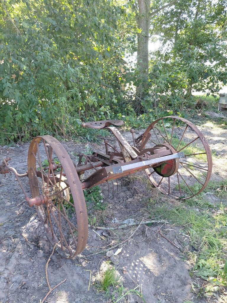 Oude 1 paards vorkjesschudder, Ophalen, Gebruikt