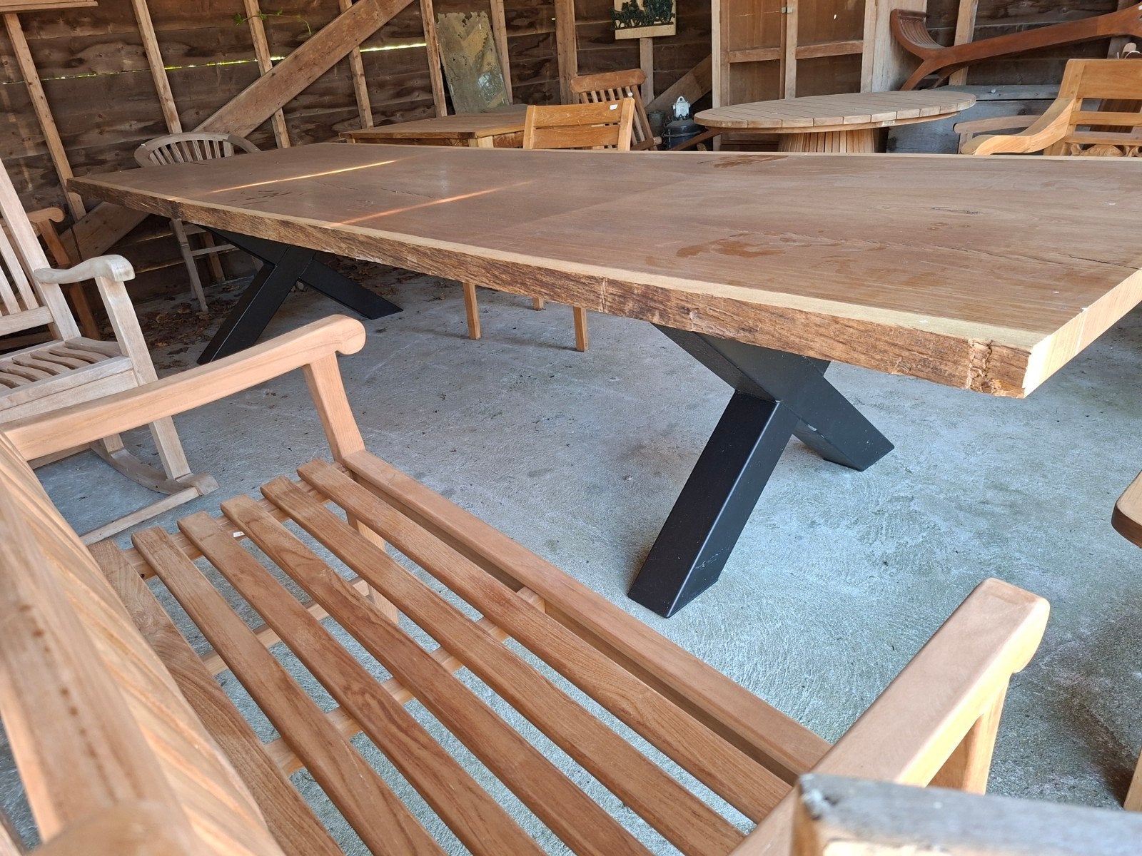 4 meter boomstam tafel voor binnen of buiten, Ophalen, Hoevesteenwijkerwold@gmail.com, Hesselingendijk 1, 8341TP Steenwijkerwold