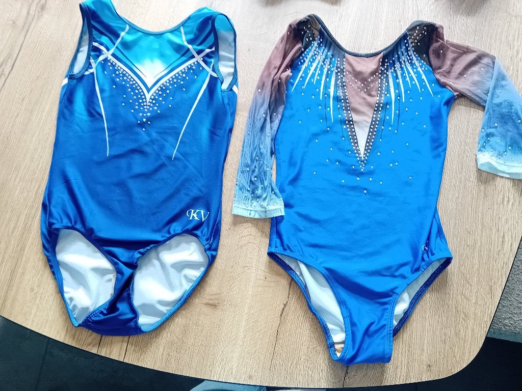 Turnpakje  st christoffel  maat CL  146, Ophalen, Blauw, Zo goed als nieuw, Turnpak(je)