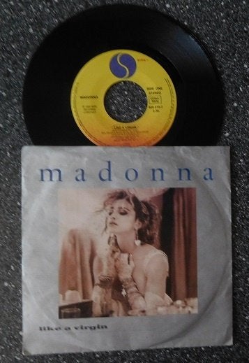 Madonna - like a virgin (vanaf € 1,75), Cd's en Dvd's, Ophalen of Verzenden, Zo goed als nieuw, 7 inch, Pop
