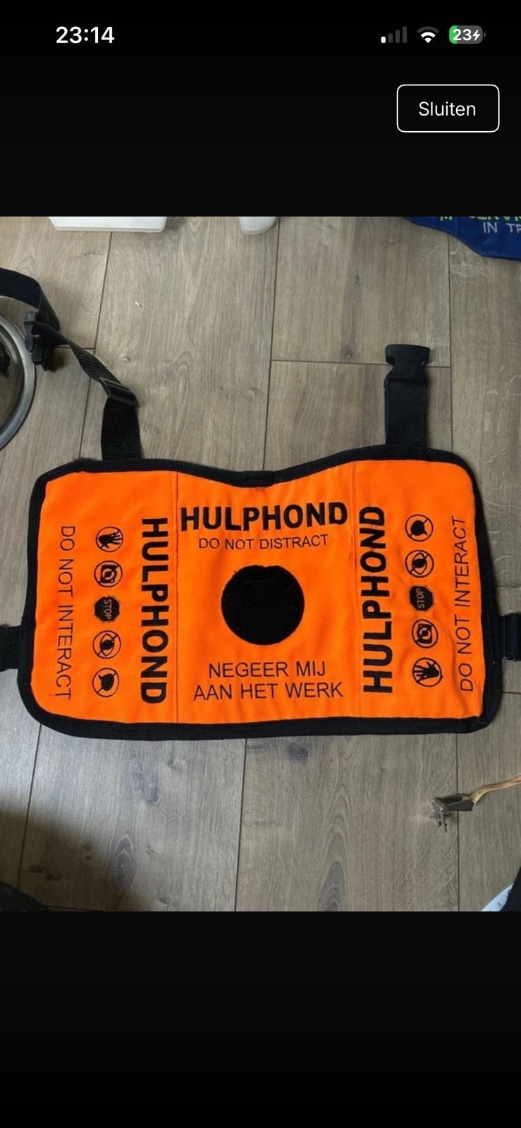 Hulphond dekje, Dieren en Toebehoren, Ophalen of Verzenden, Zo goed als nieuw