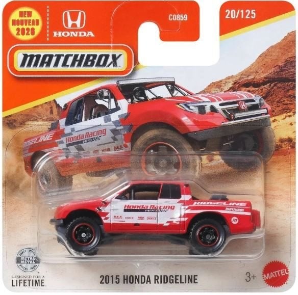 2025 Matchbox 2015 Honda Ridgeline, Ophalen of Verzenden, Nieuw