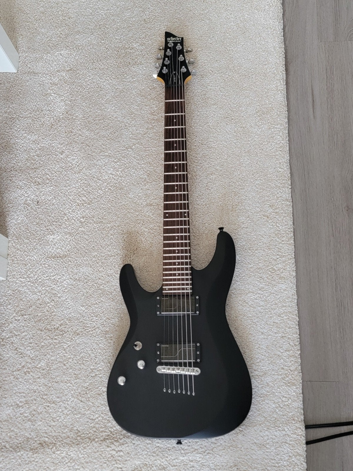 Schecter C-7 Deluxe Linkshandige, Muziek en Instrumenten, Snaarinstrumenten | Gitaren | Elektrisch, Ophalen of Verzenden, Zo goed als nieuw