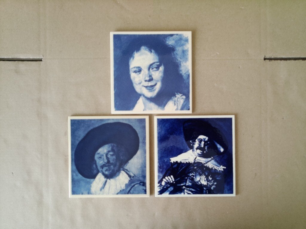Curiosa vintage Mosa tegel Frans Hals 19 euro per stuk 15x15, Ophalen of Verzenden