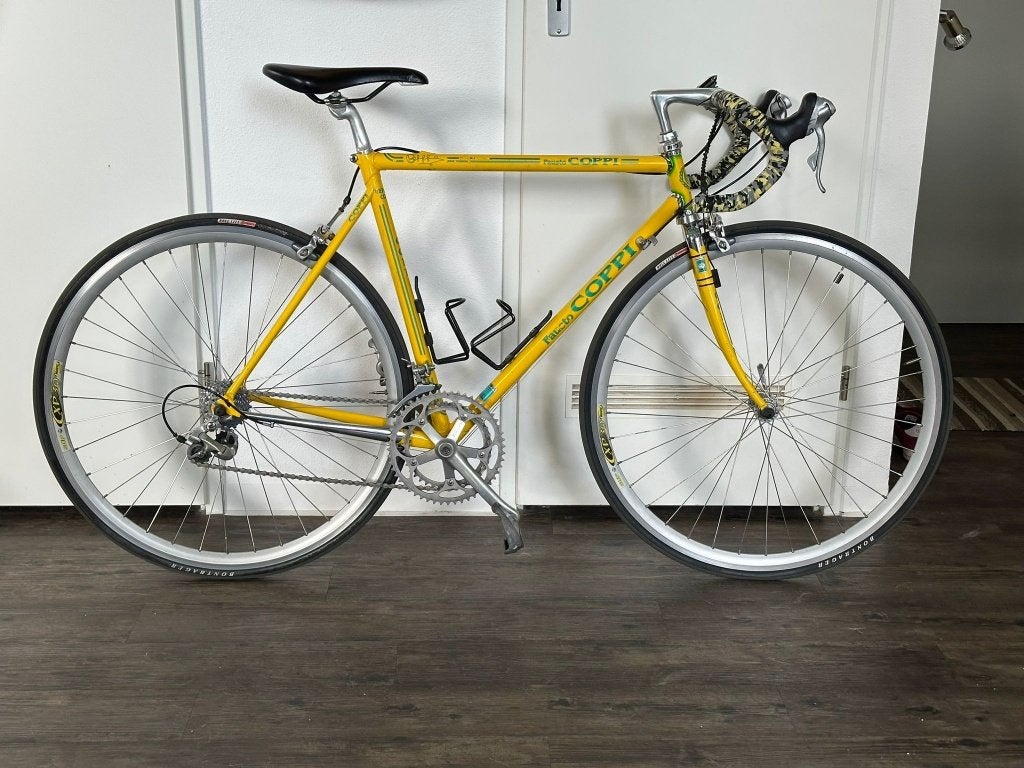 Fausto Coppi Vintage Racefiets 54cm, 28 inch, 10 tot 15 versnellingen, Velgrem, Nieuw