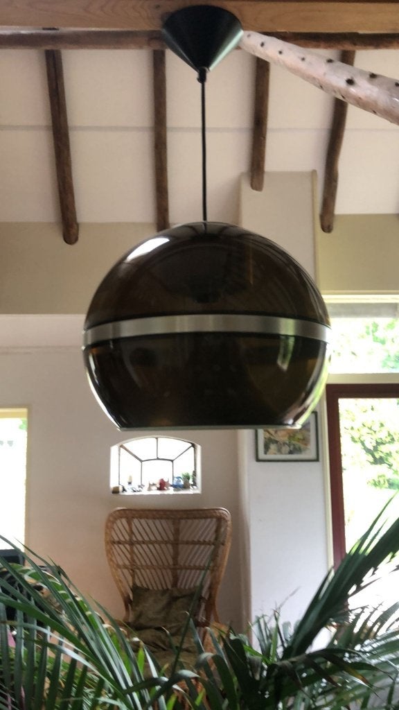 vintage Hanglamp dijkstra 1970, Ophalen of Verzenden, Gebruikt, Kunststof, 75 cm of meer
