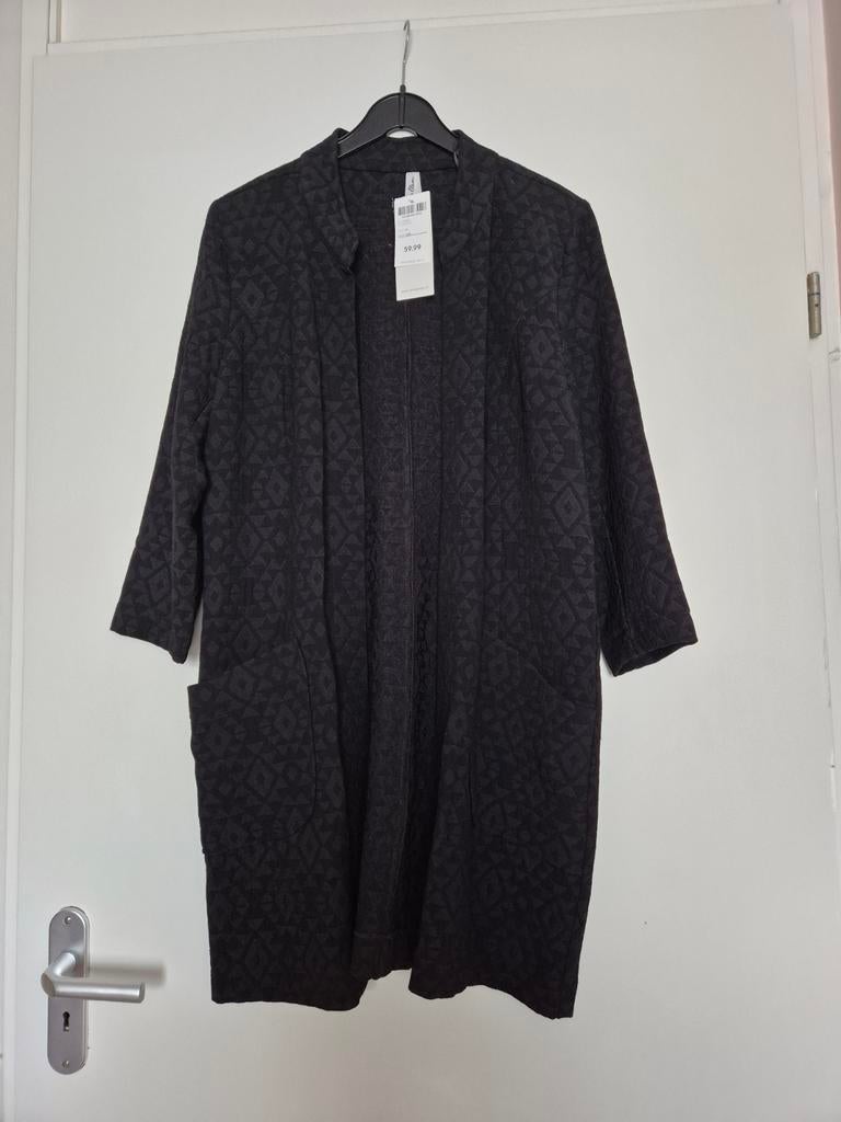 Nieuwe lange blazer vest dames maat 42, Ophalen of Verzenden, Nieuw, Maat 42/44 (L), Zwart