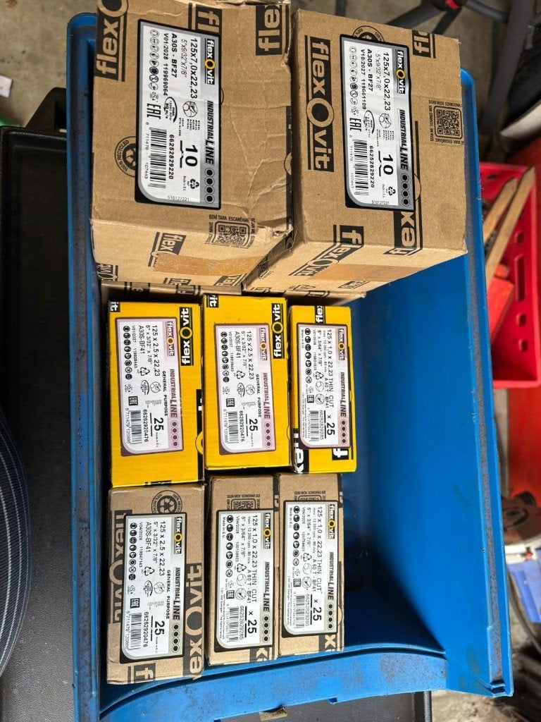 verschillende slijpschijven 125mm, Ophalen, Nieuw