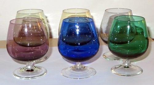 K9 Cognac glazen - Carnaval glasservies, Ophalen of Verzenden