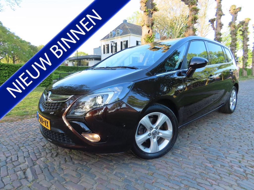 Opel Zafira Tourer 1.4 Cosmo 7 Persoons Automaat Ecc Cruisec, Euro 5, Gebruikt, 4 cilinders, Bruin