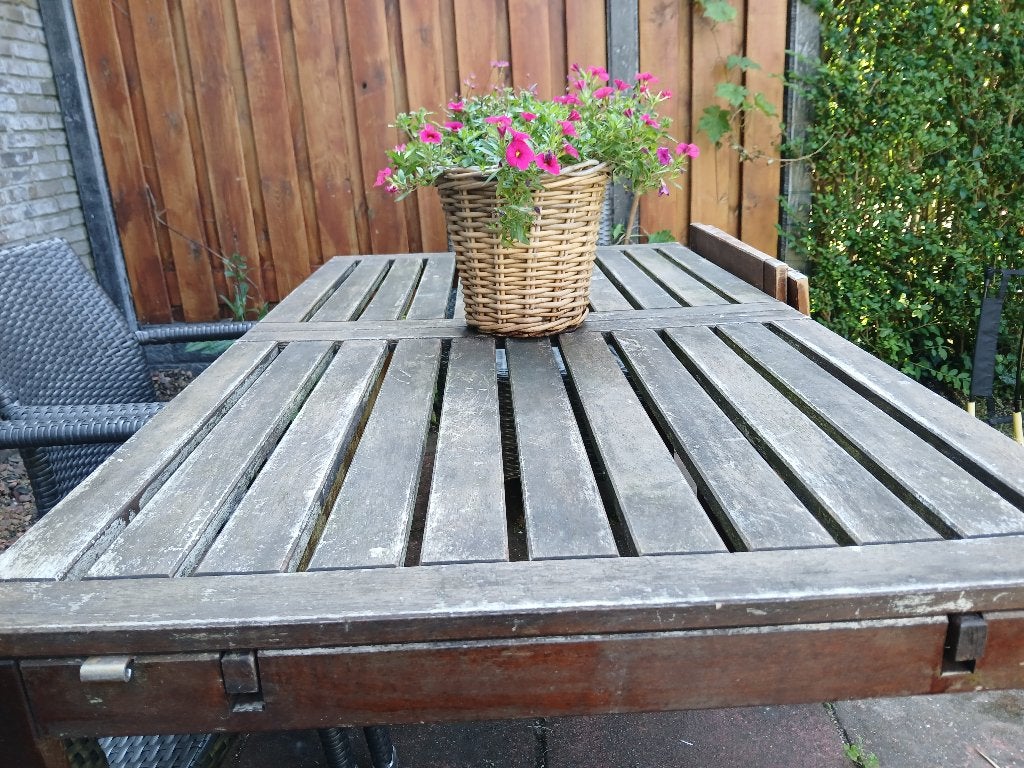 Tuintafel ikea NAMMARO 140x75 cm, Ophalen, Gebruikt, Rechthoekig, Hout