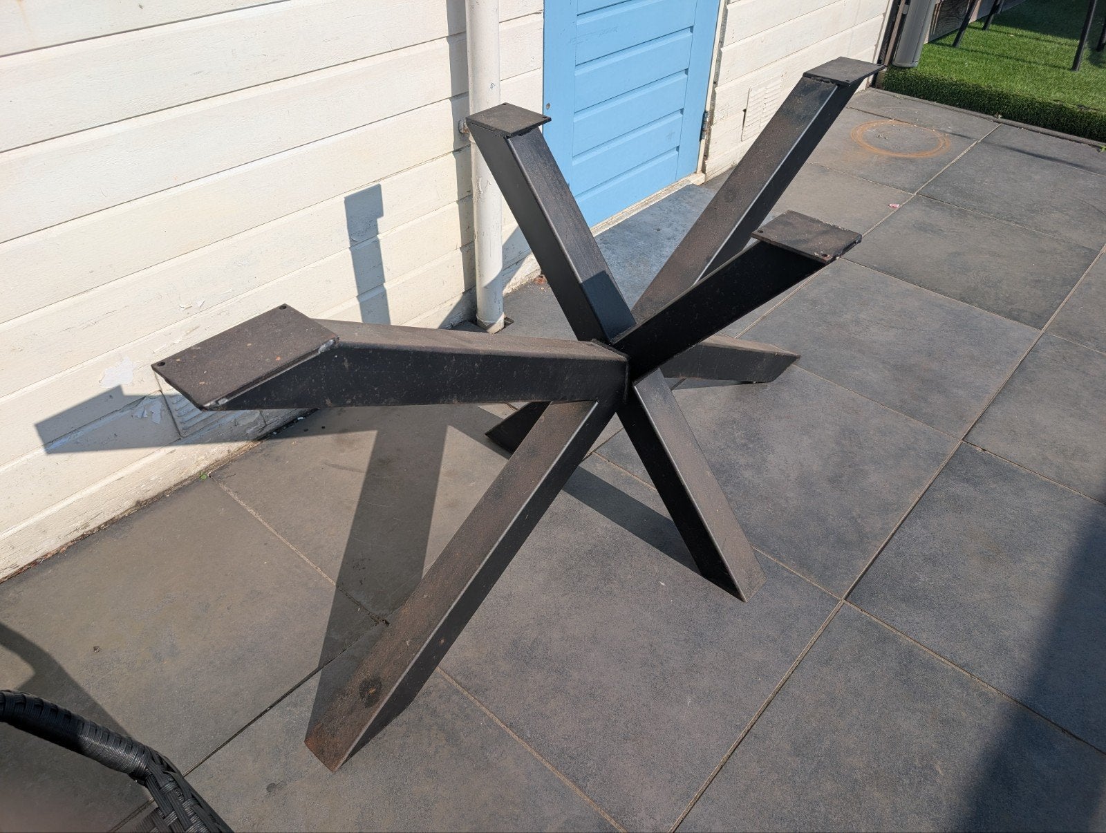 tafelpoot, Ophalen of Verzenden, Rond, 50 tot 100 cm, 50 tot 100 cm