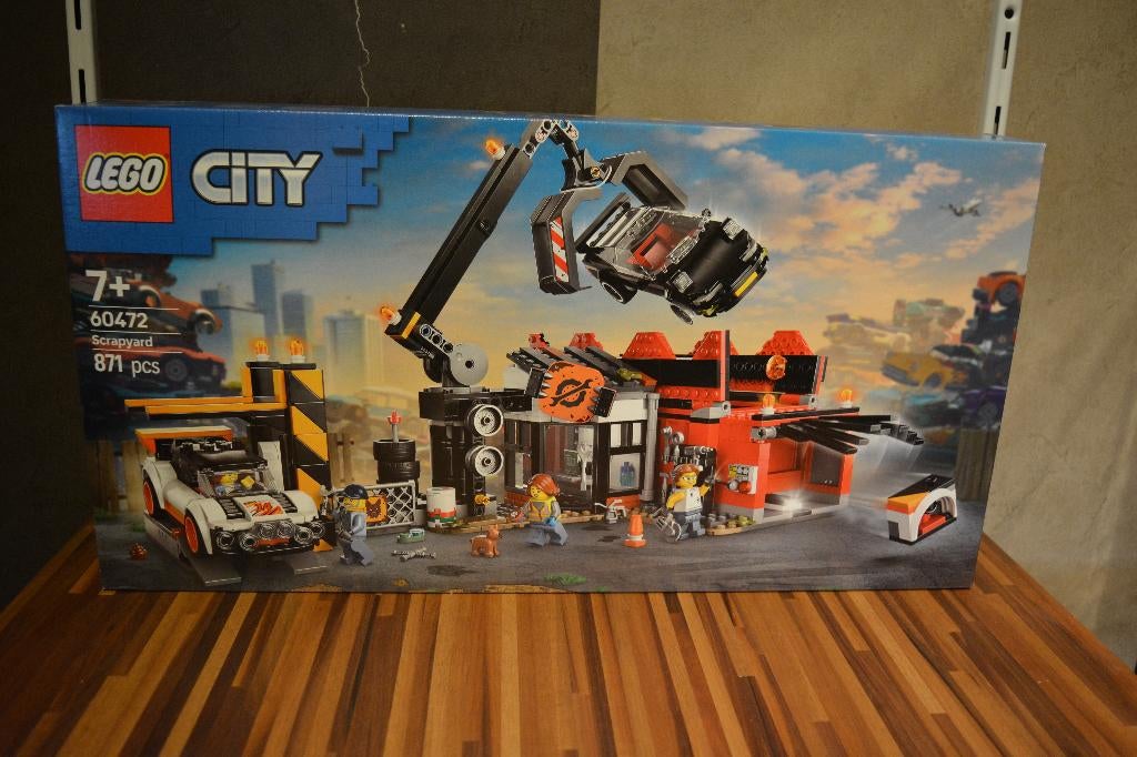 Lego City 60472 I Schroothoop met auto's Gloednieuw in doos, Ophalen of Verzenden, Nieuw, Complete set, Lego
