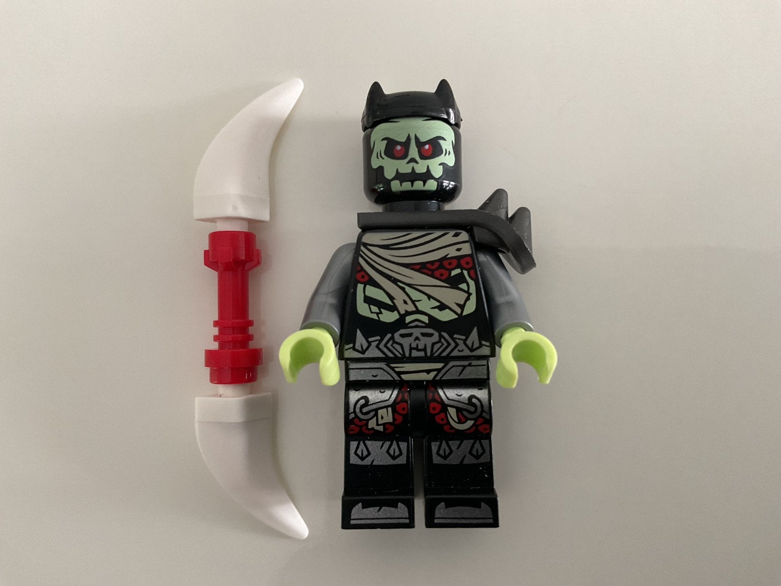 LEGO Ninjago - minifiguur - njo0791 - Bone Warrior, Compleet, Lego, Ophalen of Verzenden, Zo goed als nieuw