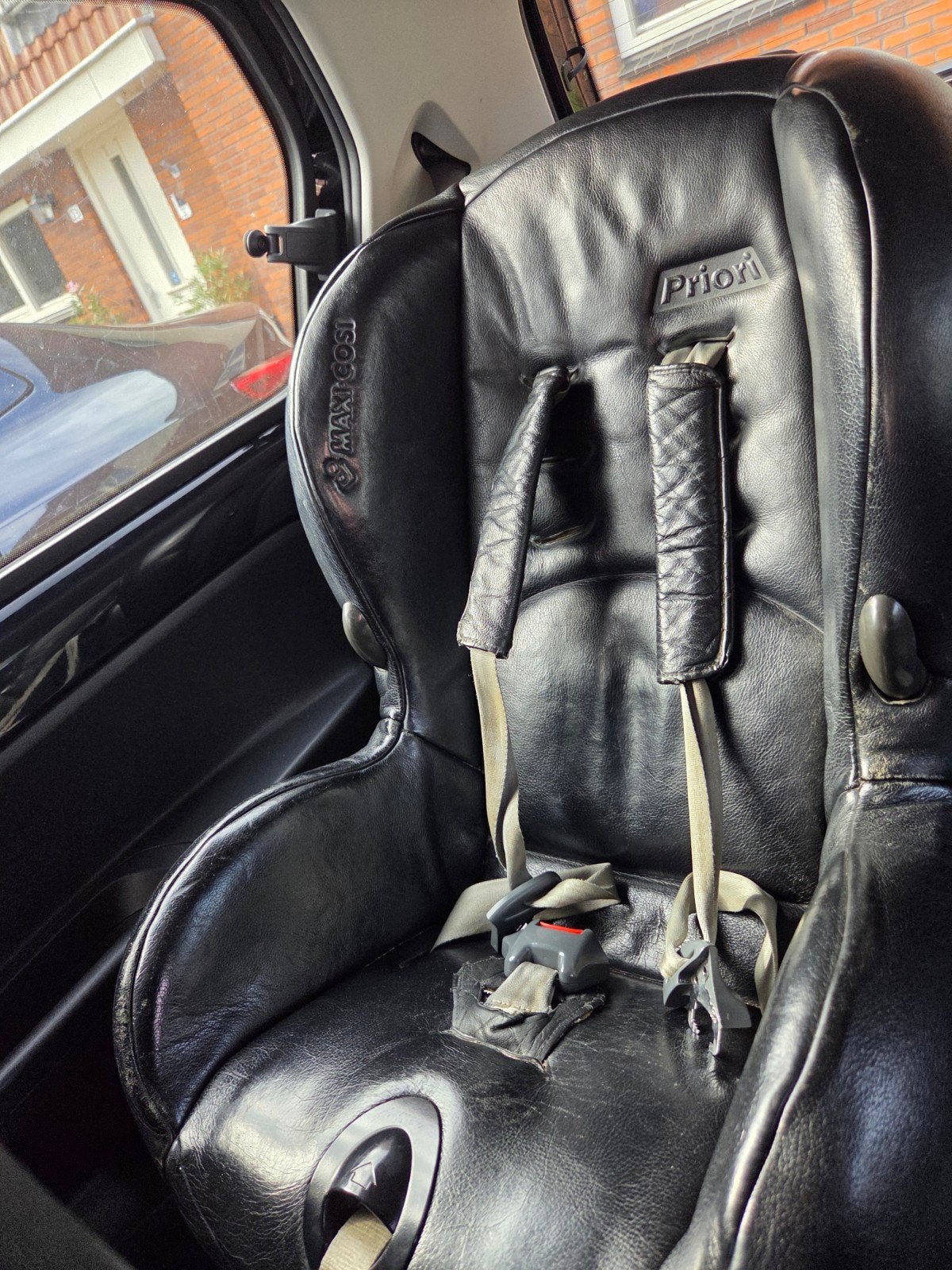2x Maxi-Cosi Priori autostoel zwart, 9 t/m 18 kg, Ophalen of Verzenden, Maxi-Cosi, Gebruikt