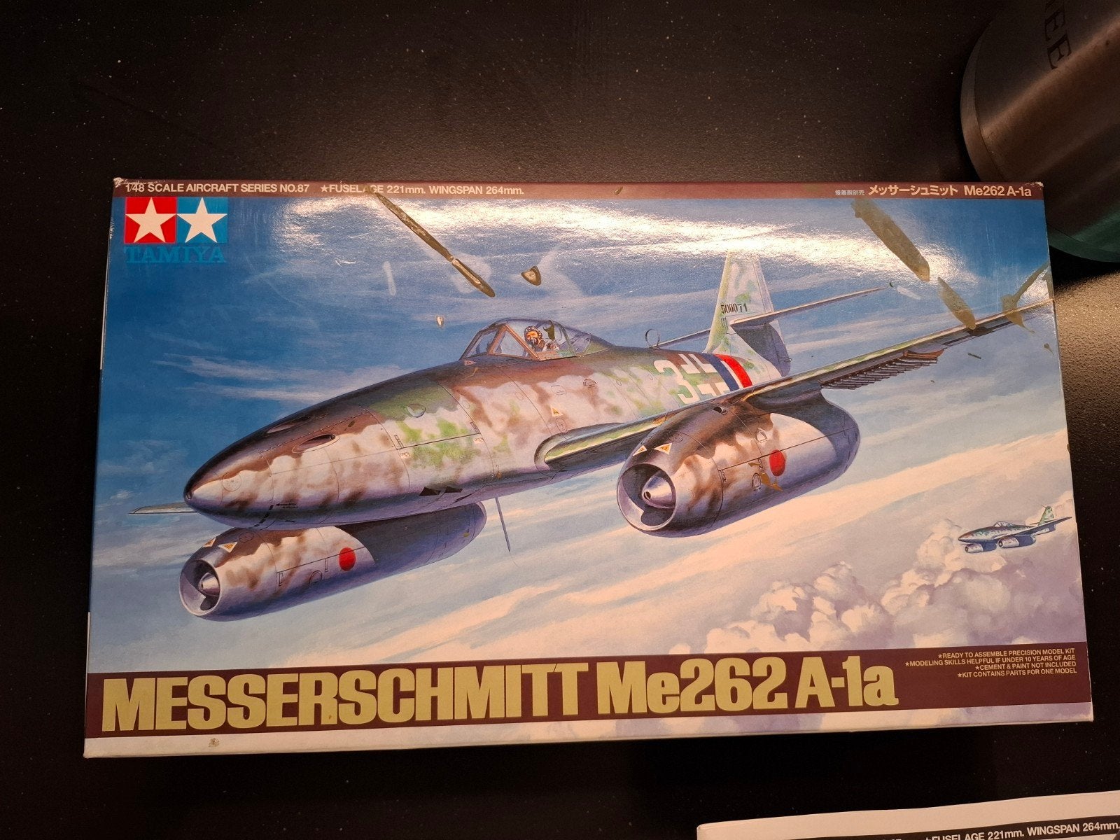 Tamiya 1/48 Me-262A1-a, Ophalen of Verzenden, Nieuw, Groter dan 1:72, Overige merken