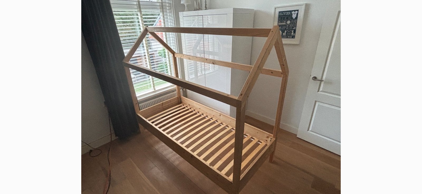 Kinder bed 90x200 met extra lade, Huis en Inrichting, Ophalen, 90 cm, Eenpersoons, Overige typen