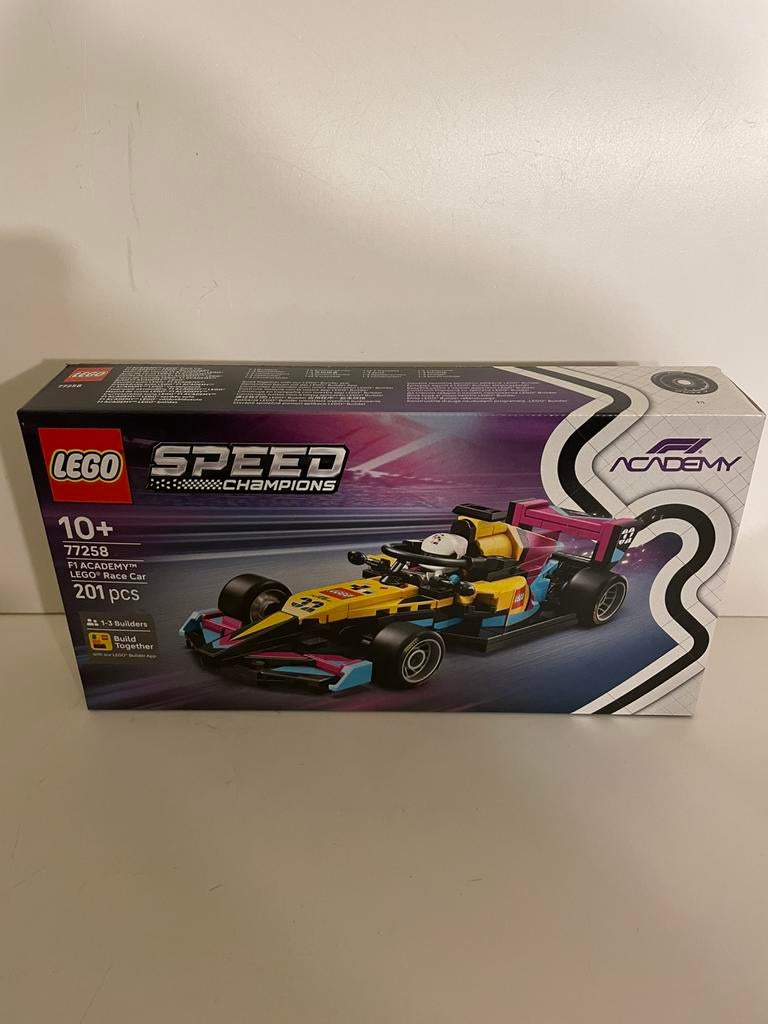 Lego 77258 f1 academy lego race car nieuw sealed in doos, Lego, Nieuw, Complete set, Speed Champions
