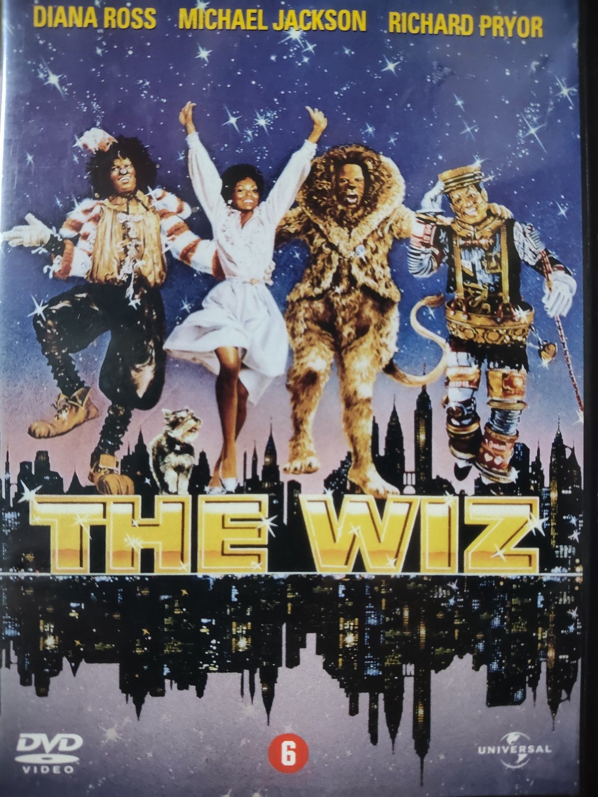 The Wiz Dvd NL ZGAN Diana Ross, Michael Jackson, 1960 tot 1980, Nederlands, Ophalen of Verzenden, Zo goed als nieuw