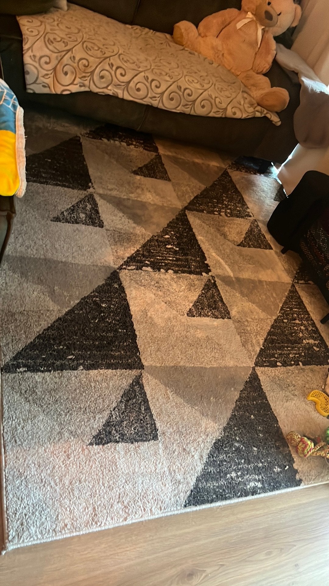 GRATIS vloerkleed, Ophalen, 200 cm of meer, Zo goed als nieuw, Grijs
