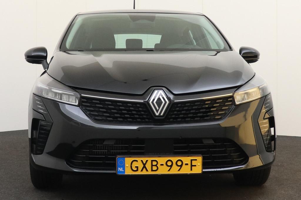 Renault Clio 1.0 TCe 92 PK Evolution Half-Leder/Sportstoelen, Voorwielaandrijving, Gebruikt, Leder en Stof, Zwart